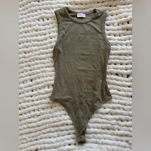 Pink Lily Sage Sleeveless Bodysuit